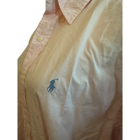 Ralph Lauren Polo Vintage Short Sleeve Classic Fit Shirt, Size XL, Pink - Picture 6 of 7